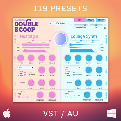Double Scoop VST / AU Synthesizer