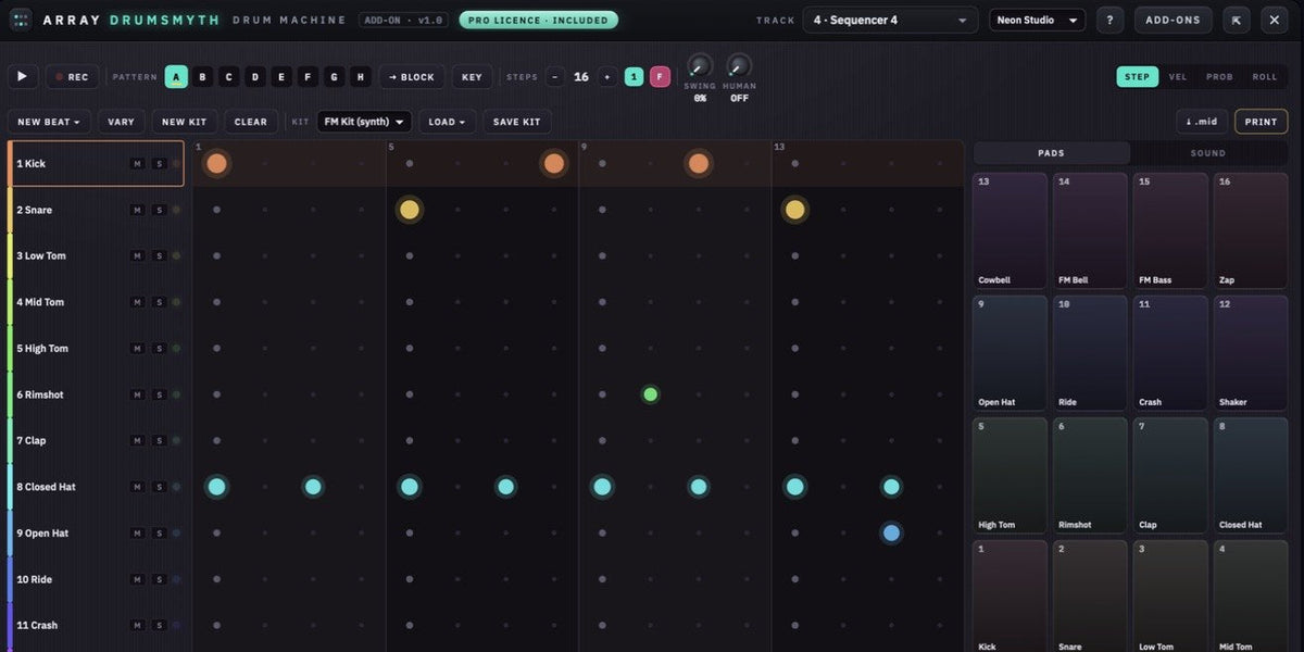 DrumSmyth drum machine