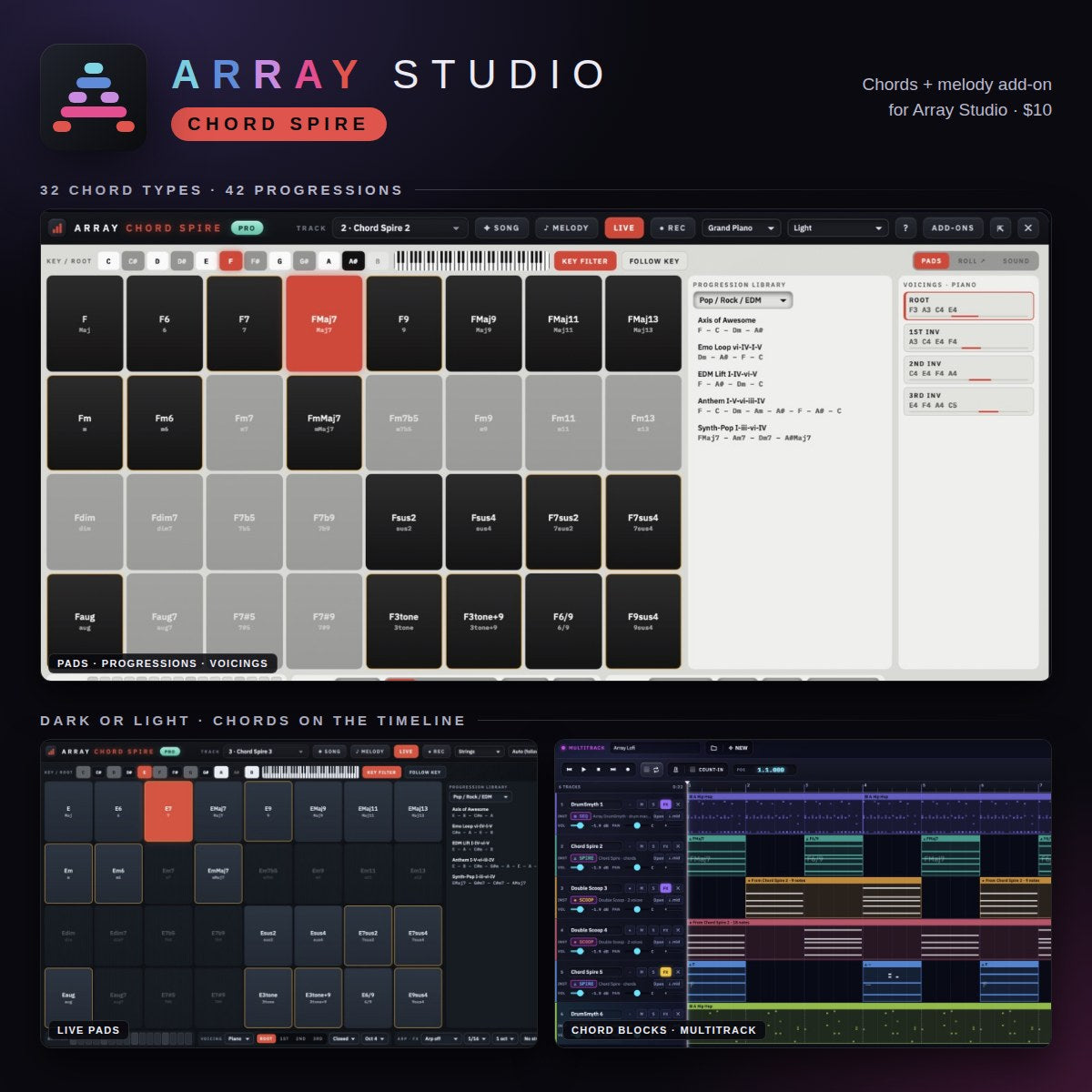 Chord Spire for Array Studio