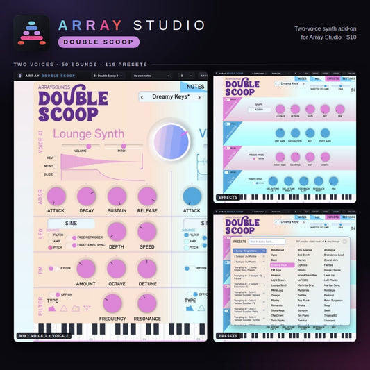 Double Scoop for Array Studio